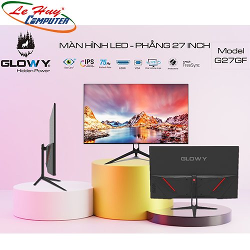 Màn hình máy tính GLOWY G27GF 27inch FullHD 75Hz IPS