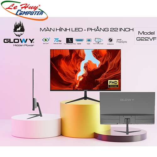 Màn hình máy tính GLOWY G22VF  FullHD 22inch 75Hz