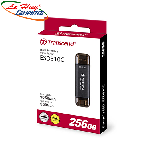 Ổ cứng di động PORTABLE SSD Transcend ESD310C 256GB USB 3.2 Gen2x1 TS256GESD310C