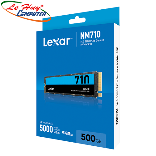 Ổ cứng SSD Lexar NM710 500GB M.2 2280 NVMe PCIe Gen 4x4 (LNM710X500G-RNNNG)