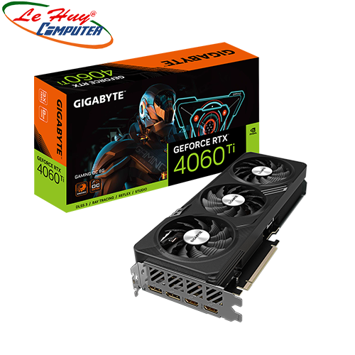 Card Màn Hình - VGA GIGABYTE GeForce RTX­­ 4060 Ti GAMING OC 8G (GV-N406TGAMING OC-8GD)