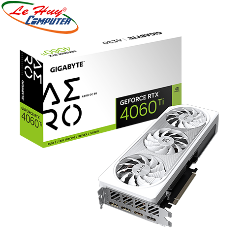 Card Màn Hình - VGA GIGABYTE GeForce RTX 4060 Ti AERO OC 8G (GV-N406TAERO OC-8GD)
