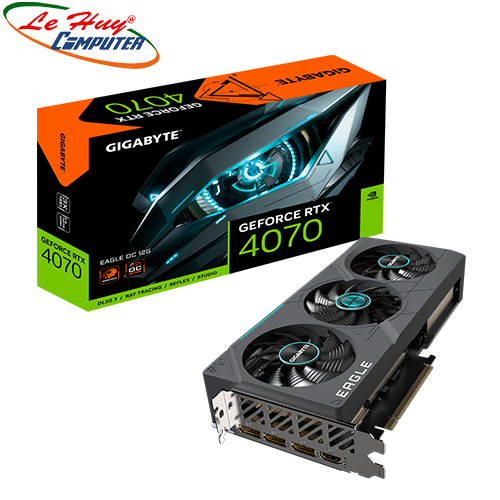 Card Màn Hình - VGA GIGABYTE GeForce RTX 4070 EAGLE OC 12G (GV-N4070EAGLE OC-12GD)