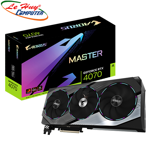 Card Màn Hình - VGA GIGABYTE AORUS GeForce RTX 4070 MASTER 12G (GV-N4070AORUS M-12GD)