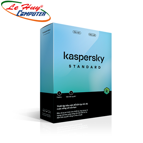 Phần mềm diệt virus Kaspersky Standard 1PC(KAV 1U) 12 Tháng - 2024