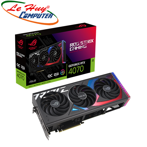 Card màn hình - VGA ASUS ROG Strix GeForce RTX 4070 12GB GDDR6X OC Edition (ROG-STRIX-RTX4070-O12G-GAMING)