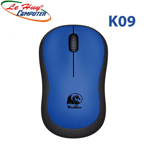 Chuột không dây V-DRA K09 (Đen/Xanh)