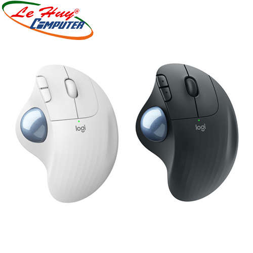 CHUỘT BI XOAY KHÔNG DÂY LOGITECH ERGO M575 (Đen/Trắng)