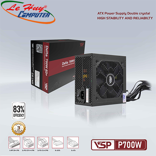 Nguồn máy tính VSP Delta P700W 700W