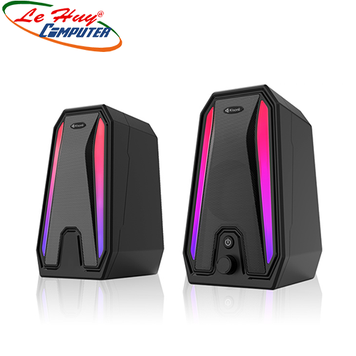 Loa vi tính 2.0 Kisonli X10 Led RGB