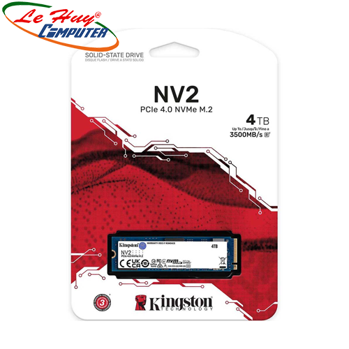 Ổ cứng SSD Kingston NV3 4TB PCIe Gen4x4 NVMe M.2 (SNV2S/4000G)
