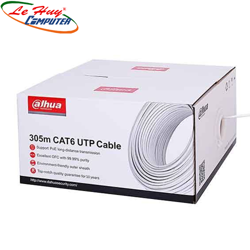 Cáp mạng UTP CAT6 Dahua PFM920I-6UN-CN 305m