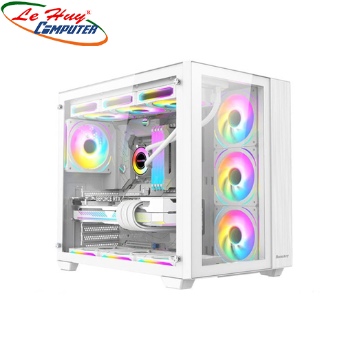 Vỏ máy tính Huntkey Model S980 Tornado - White/Black