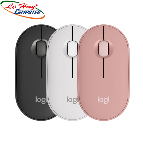 Chuột máy tính Logitech Pebble Mouse 2 M350s (Đen/ Trắng/ Hồng)