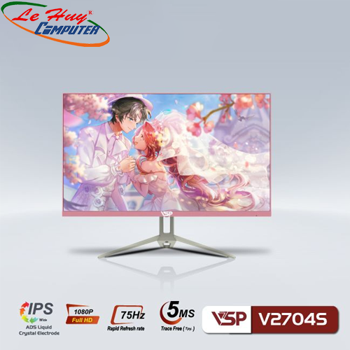 Màn hình LCD 27'' VSP V2704S FullHD 75Hz 5ms IPS Pink