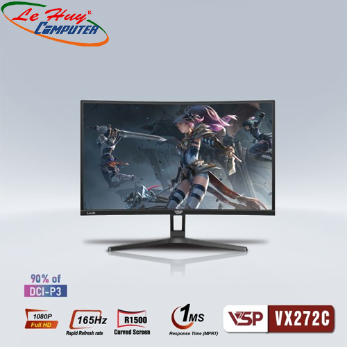 Màn hình LCD Cong 27'' VSP VX272C FullHD 165Hz 1ms VA