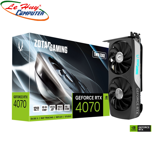 Card Màn Hình - VGA ZOTAC RTX 4070 Twin Edge OC 12GB GDDR6X (ZT-D40700E-10M)
