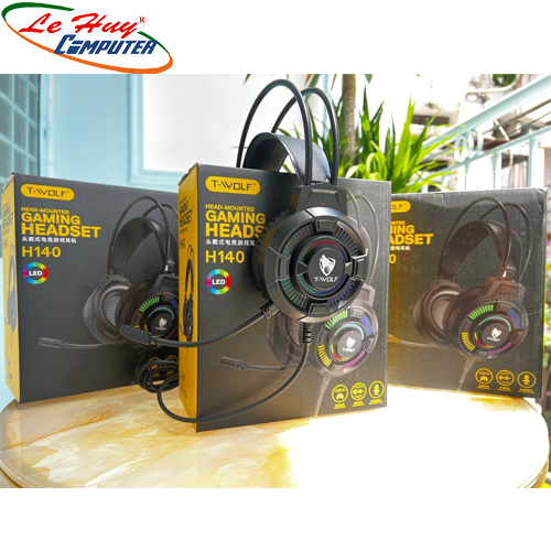 Tai nghe Gaming T-WOLF H140 (7.1, RGB LED, USB)