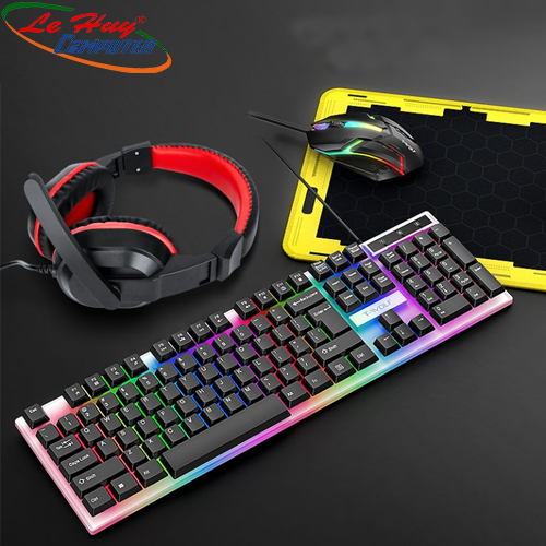 Combo Bộ Bàn Phím Chuột T-Wolf TF240 4 IN 1