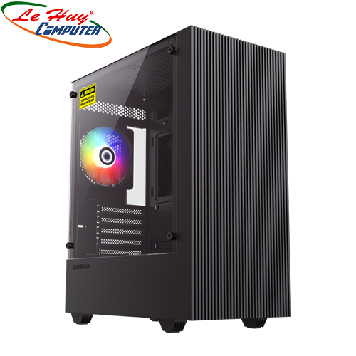 Vỏ máy tính GAMEMAX EDGE (Black) -1 Fan Led