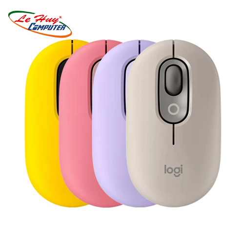 Chuột không dây Logitech POP with Emoji 