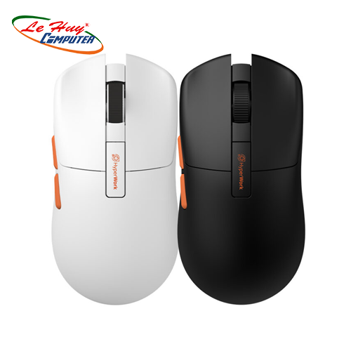 Chuột không dây HyperWork Helios HPW-GM01(USB-A USB-C)(Đen/Trắng)