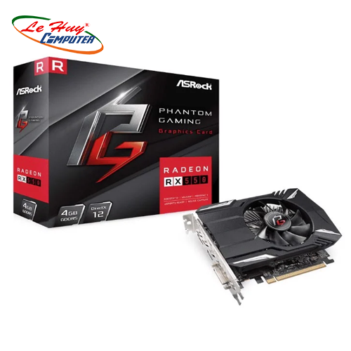 VGA Asrock Radeon RX550  Phantom Gaming 4GB