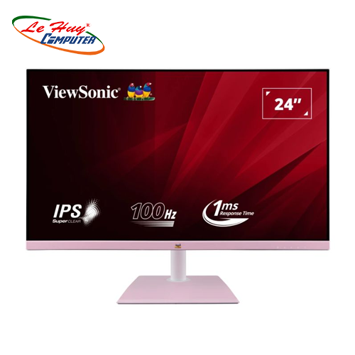 Màn hình máy tính Viewsonic VA2436-H-PN 24inch FullHD 100Hz 1ms IPS Hồng