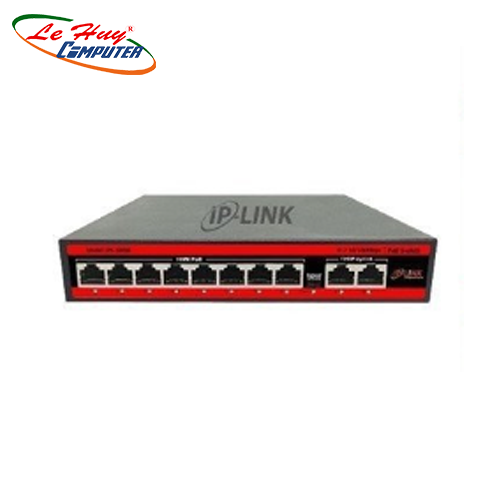 Switch IP-Link IPL-SW08POE 8 Port PoE + 2 Port Up Link