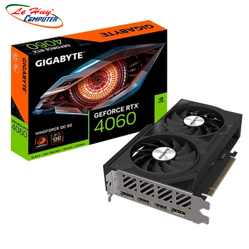 Card màn hình - VGA Gigabyte GeForce RTX 4060 WINDFORCE OC 8G GDDR6 (N4060WF2OC-8GD)
