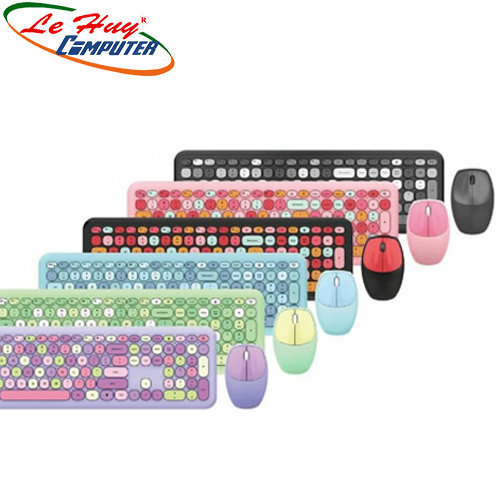 Combo Phím Chuột Không Dây MOFII 666