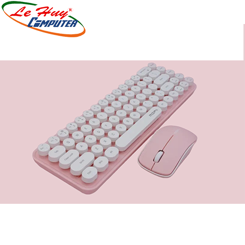 Combo Phím Chuột Không Dây MOFII SMK676367AG (Trắng/Đen/Xanh/Hồng)