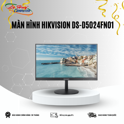 Màn Hình LCD Hikvision DS-D5024FN10 Chính Hãng (23.8 inch/FHD/IPS/75Hz/5ms/HDMI+VGA)