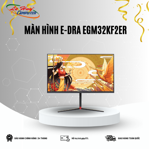 Màn Hình Máy Tính Gaming E-Dra EGM32KF2ER 32inch 2K 144Hz - Tặng Giá đỡ màn hình E-Dra EMA7301