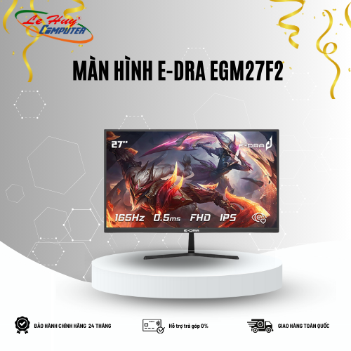 Màn Hình Máy Tính Gaming E-Dra EGM27F2 27inch FullHD 165hz 1ms IPS