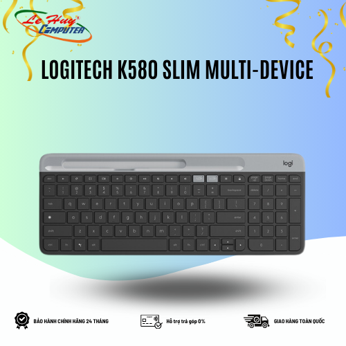 Bàn phím không dây Logitech K580 Slim