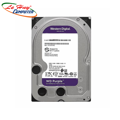 Ổ Cứng HDD Western Purple 4TB Tím (WD43PURZ) 3.5inch SATA3 CHÍNH HÃNG