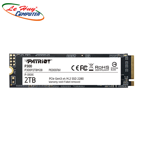 Ổ cứng SSD PATRIOT P300 2TB M.2 2280 NVMe Gen 3x4