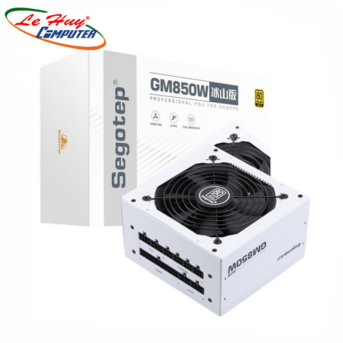 Nguồn máy tính SEGOTEP GM850W 80 Plus Gold FULL MODULAR - ATX3.0+PCIE 5.0 White
