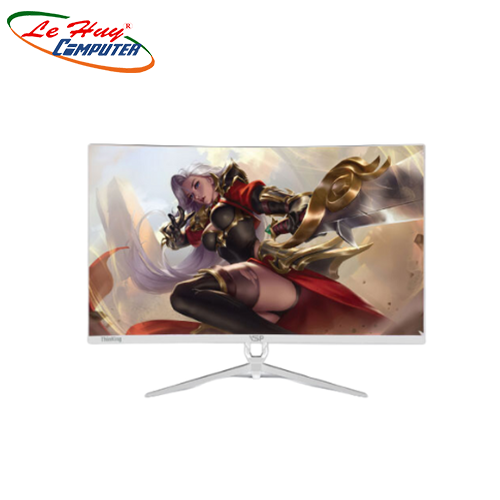 Màn hình Cong LCD 27 INCH VSP CM2701B FullHD 75Hz 5MS IPS TRẮNG