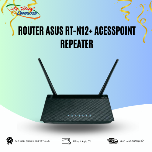 Thiết bị mạng - Router Asus RT-N12+ Acesspoint repeater [ƯU ĐÃI CỰC SỐC]