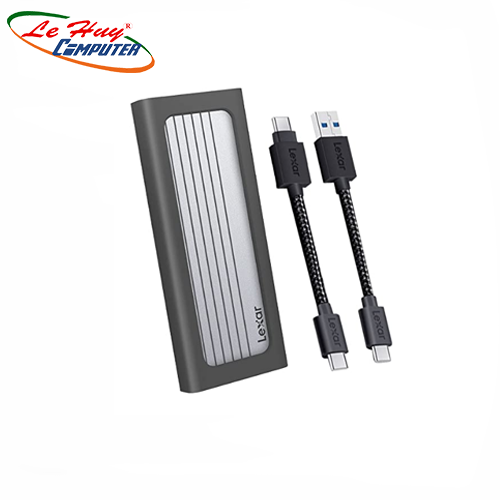 Box di động SSD LEXAR E10 M.2 PCIe NVMe Gen3x4 / Gen4x4 Type-C (LPAE10N-RNBNG)