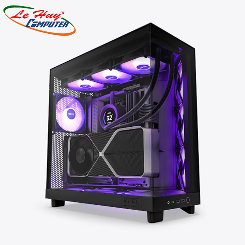 Vỏ máy tính NZXT H6 FLOW RGB BLACK/WHITE