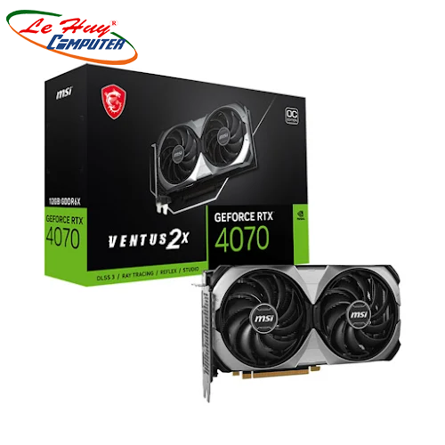 Card màn hình - VGA MSI GeForce RTX 4070 VENTUS 2X E 12G OC 12GB