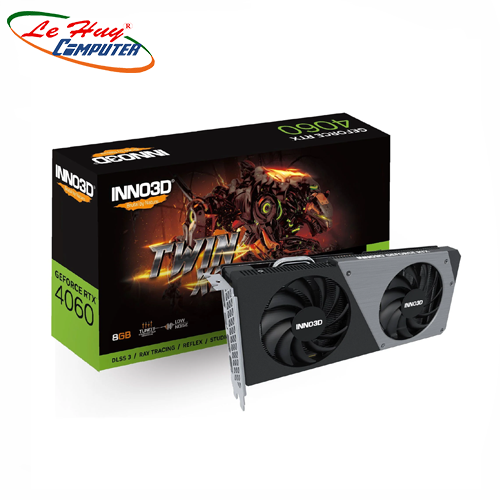 Card màn hình - VGA INNO3D GEFORCE RTX 4060 TWIN X2 8GB