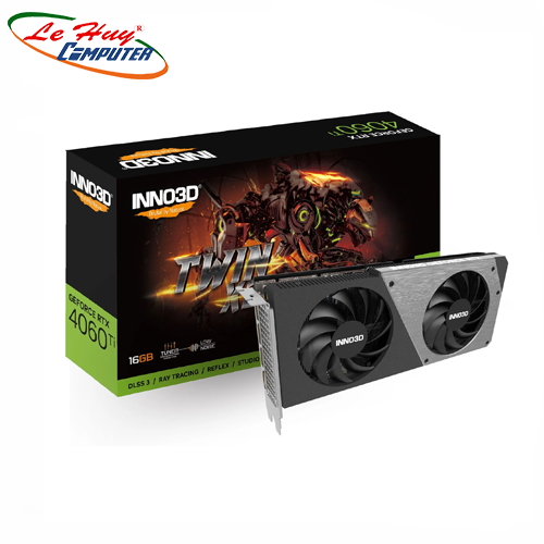 Card màn hình - VGA INNO3D GEFORCE RTX 4060 Ti 16GB TWIN X2