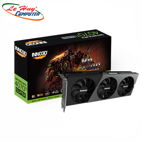 Card màn hình - VGA INNO3D GEFORCE RTX 4070 Ti SUPER X3 OC 16GB