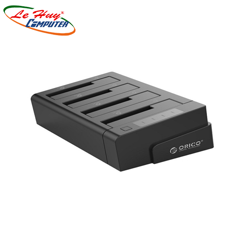 Đế ổ cứng 4 khay (Docking) Orico ORICO 6648US3-C-BK SSD/HDD Sata 3 USB 3.0