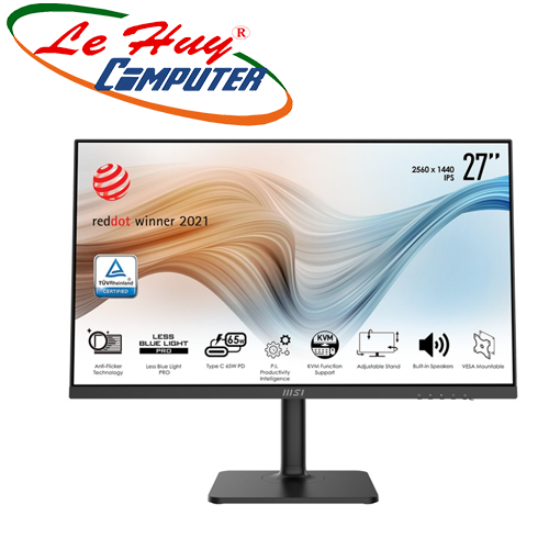 Màn hình LCD đồ họa MSI Modern MD272QP 27inch 2K 75Hz 4ms IPS Loa