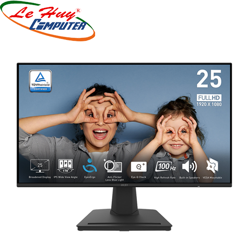 Màn hình LCD MSI PRO MP252 24.5 inch/100hz/IPS/Loa/Cổng DP Chính Hãng